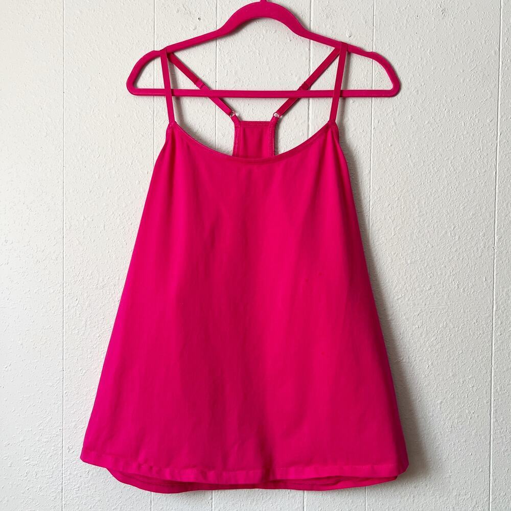 Lane Bryant Pink Cotton Tank Top Womens 18/20 Activewear Casual Athleisure